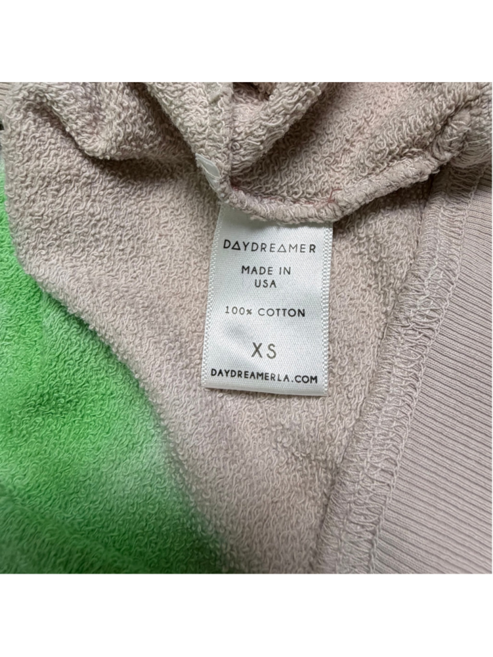 Daydreamer Free People Flying V Varsity Tie Dye Crew Sweatshirt Women’s Size XS - Picture 4 of 8